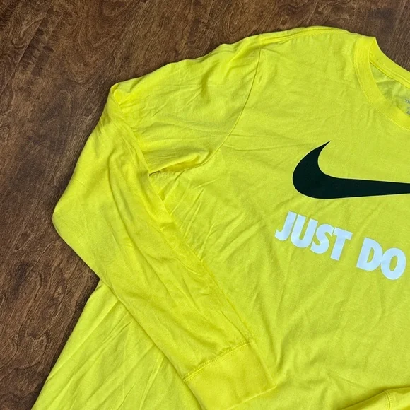 Nike Vibrant Yellow Long Sleeve Tee Size XXL - Picture 5 of 17